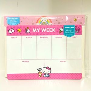 Hello Kitty Weekly planners  NEW